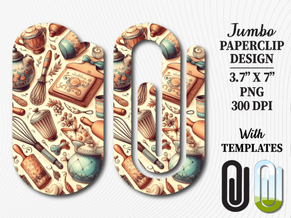 Baking Kitchen Tools Jumbo Paperclip: The Ultimate Sublimation Solution for Creative Organizers