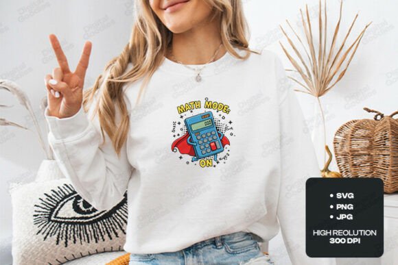 Math Mode on Calculator Cartoon Design: A Strategic Choice for Educational Graphics